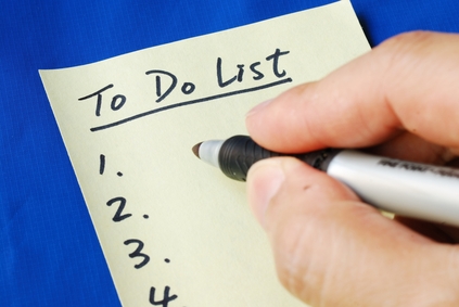An A to do list