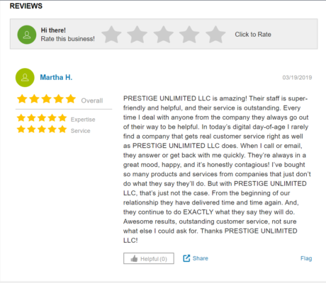 Yellow Pages Testimonial